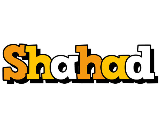 Shahad cartoon logo