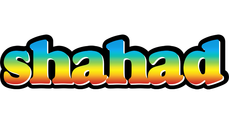Shahad color logo