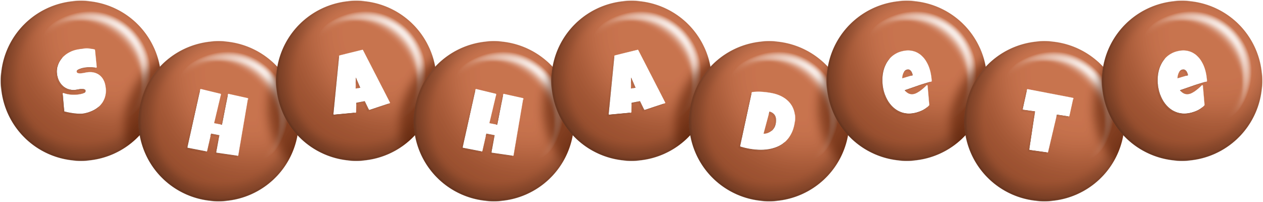 Shahadete candy-brown logo