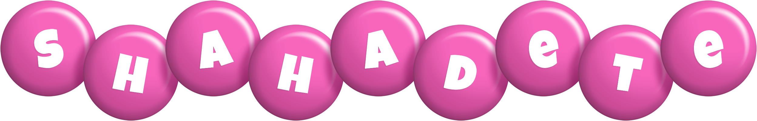 Shahadete candy-pink logo