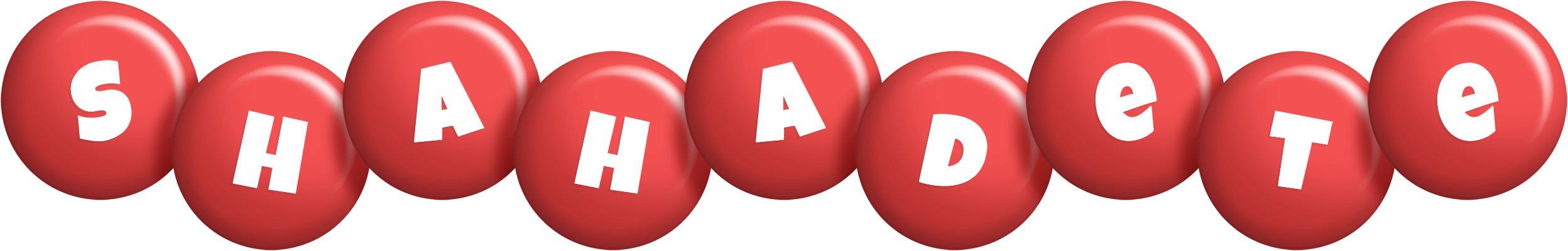 Shahadete candy-red logo