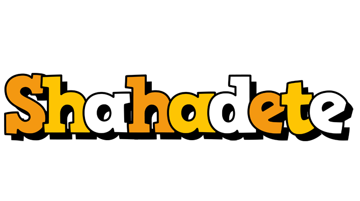 Shahadete cartoon logo