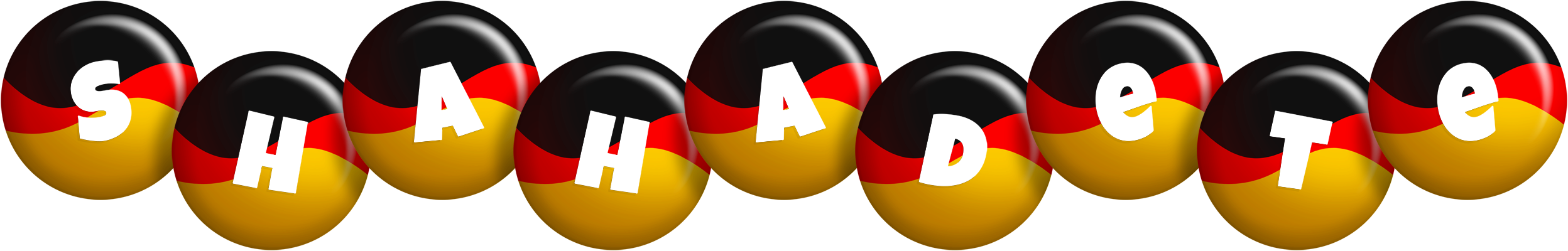 Shahadete german logo