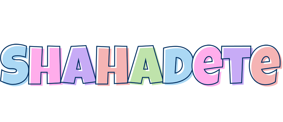 Shahadete pastel logo