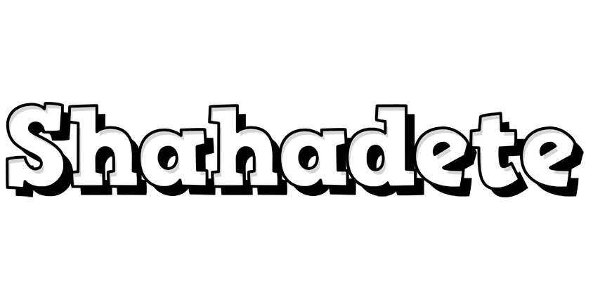 Shahadete snowing logo