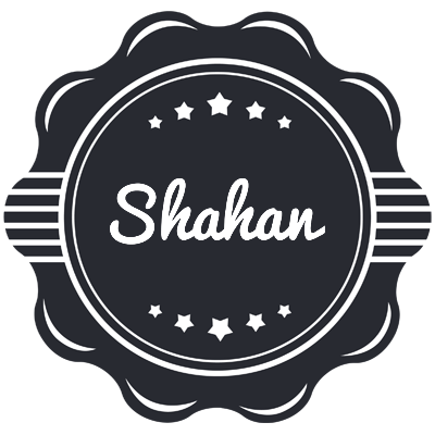Shahan badge logo