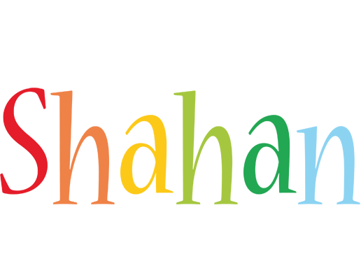 Shahan birthday logo