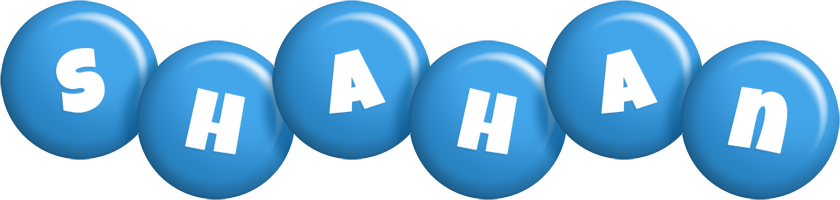 Shahan candy-blue logo