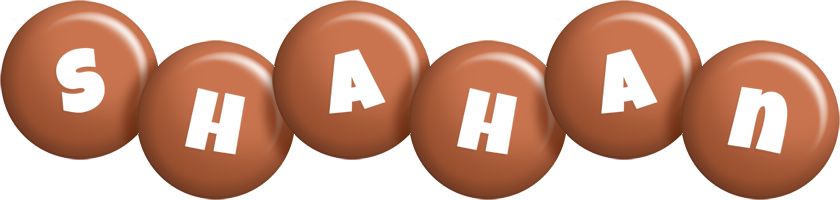 Shahan candy-brown logo