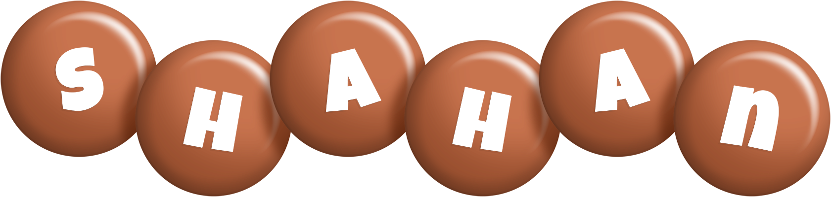 Shahan candy-brown logo