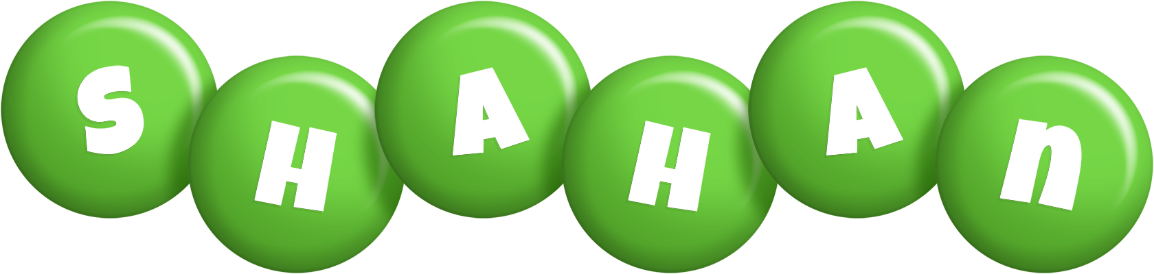 Shahan candy-green logo