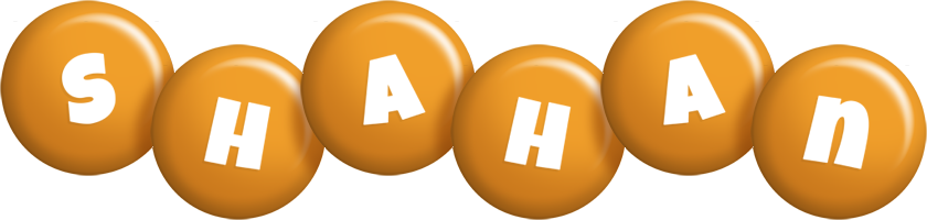 Shahan candy-orange logo