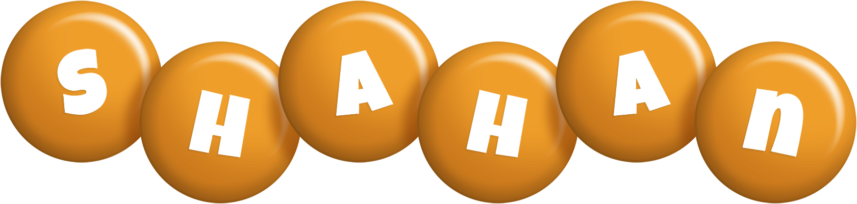 Shahan candy-orange logo