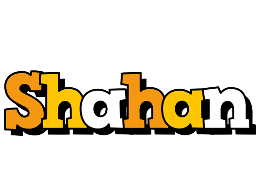 Shahan cartoon logo