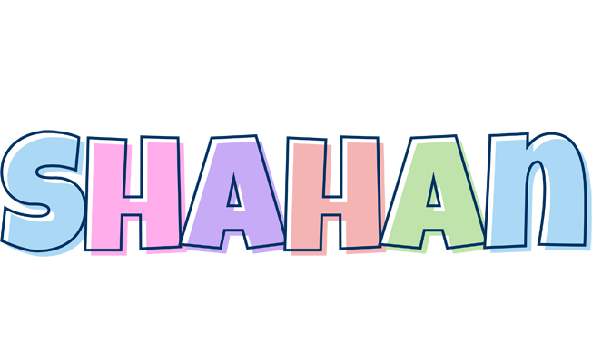 Shahan pastel logo