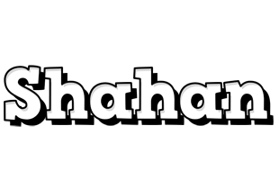 Shahan snowing logo