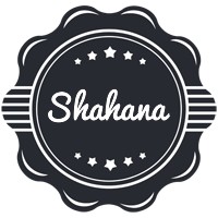 Shahana badge logo