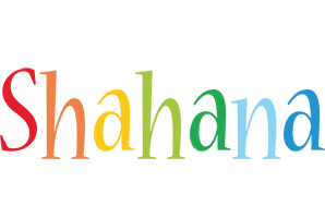 Shahana birthday logo