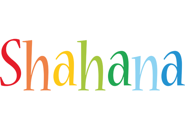 Shahana birthday logo