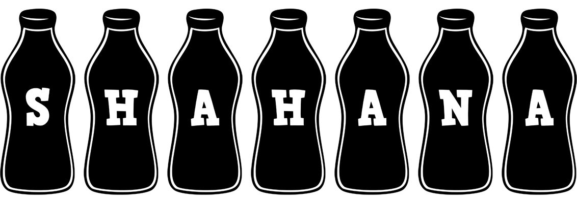 Shahana bottle logo