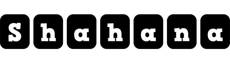 Shahana box logo