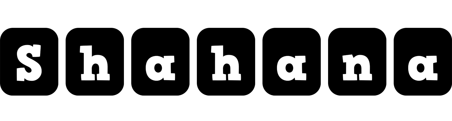 Shahana box logo