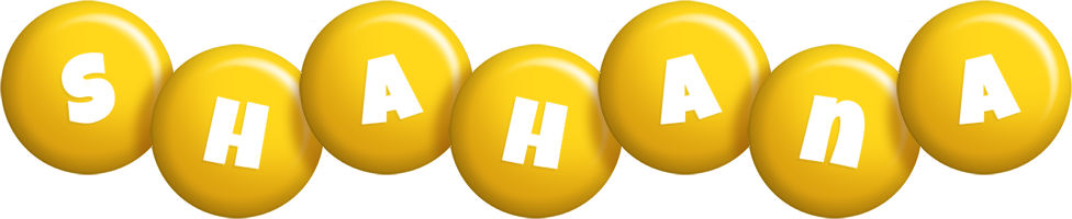 Shahana candy-yellow logo