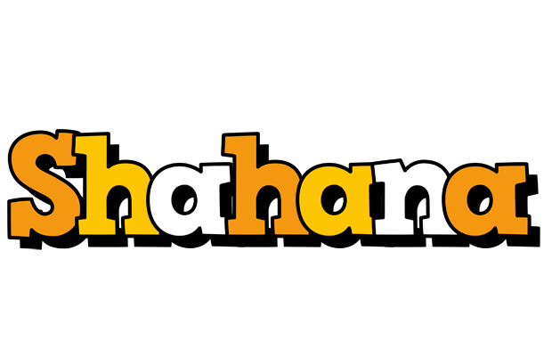 Shahana cartoon logo