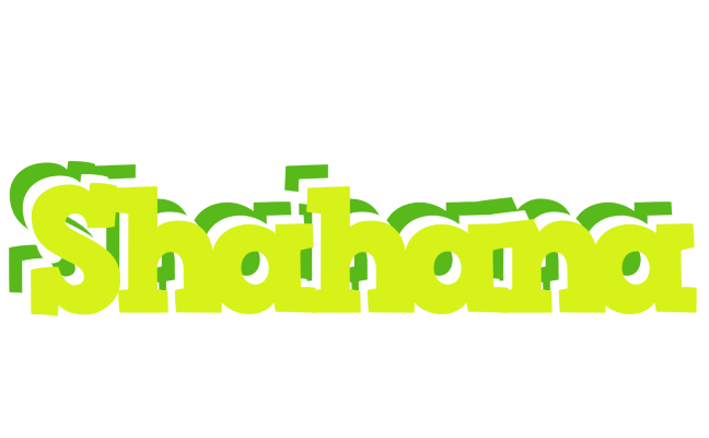 Shahana citrus logo