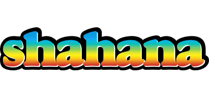 Shahana color logo