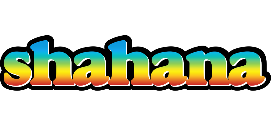 Shahana color logo