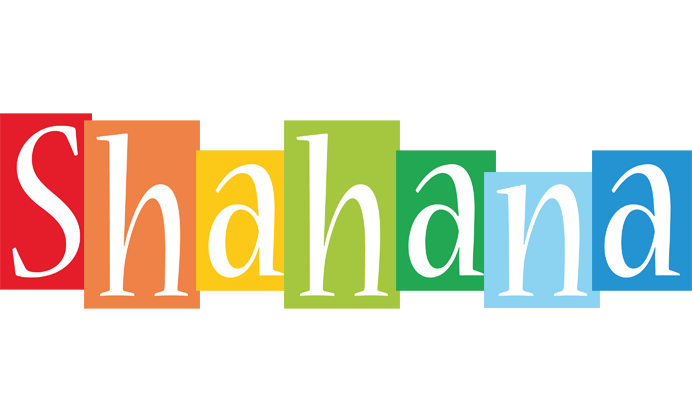 Shahana colors logo