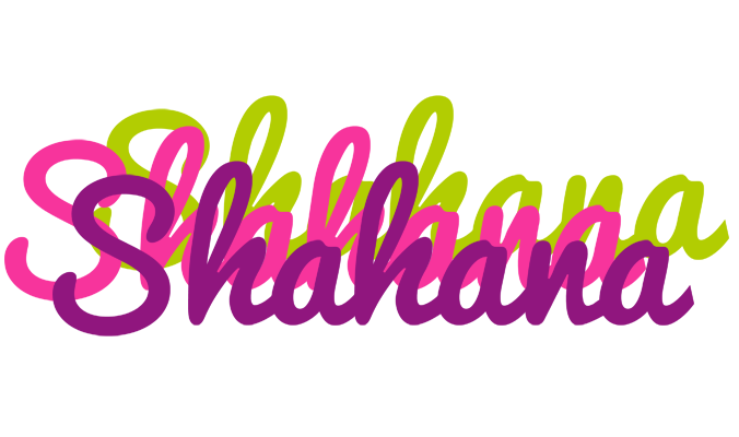 Shahana flowers logo
