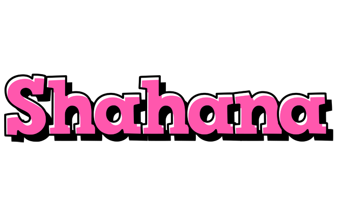 Shahana girlish logo