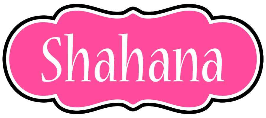 Shahana invitation logo