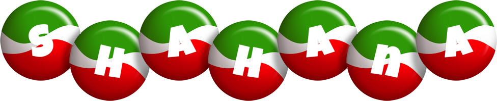 Shahana italy logo