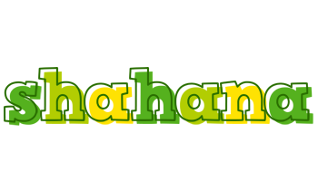 Shahana juice logo