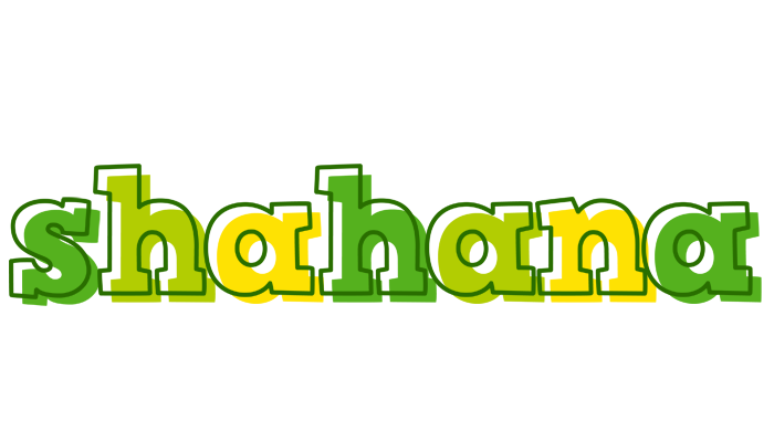 Shahana juice logo