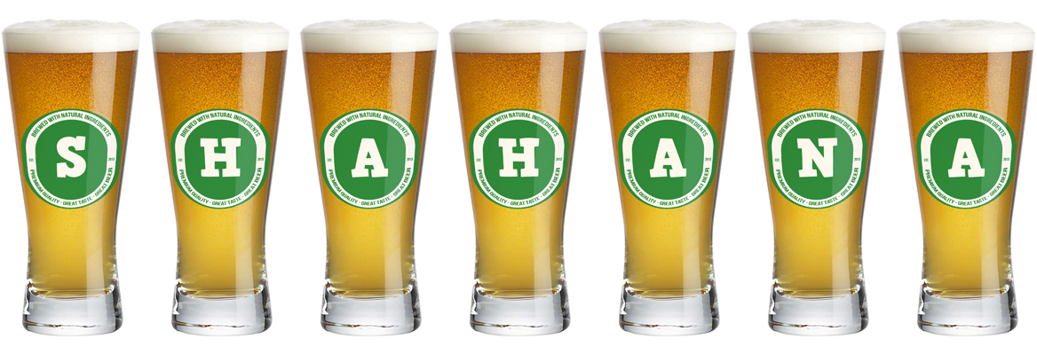 Shahana lager logo