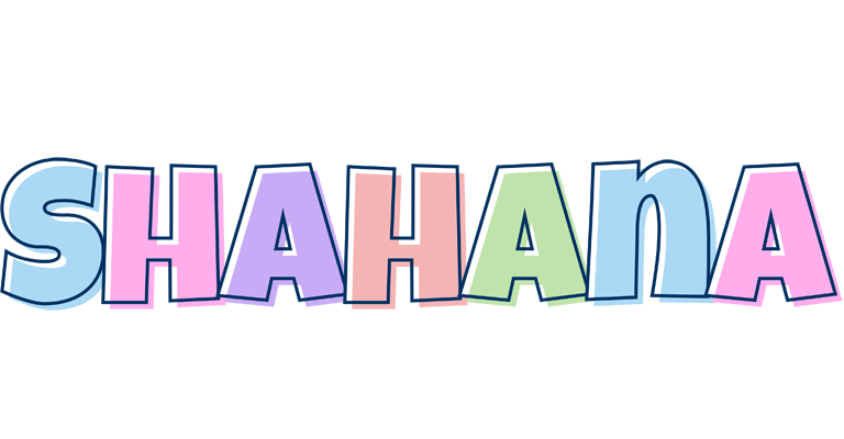 Shahana pastel logo