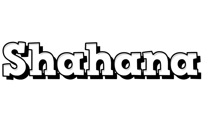 Shahana snowing logo