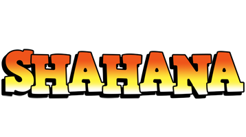 Shahana sunset logo