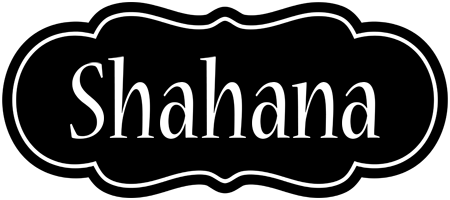 Shahana welcome logo