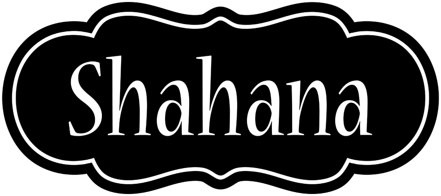 Shahana welcome logo