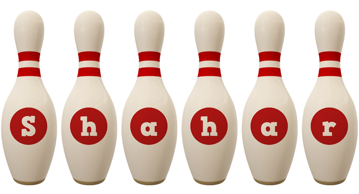 Shahar bowling-pin logo
