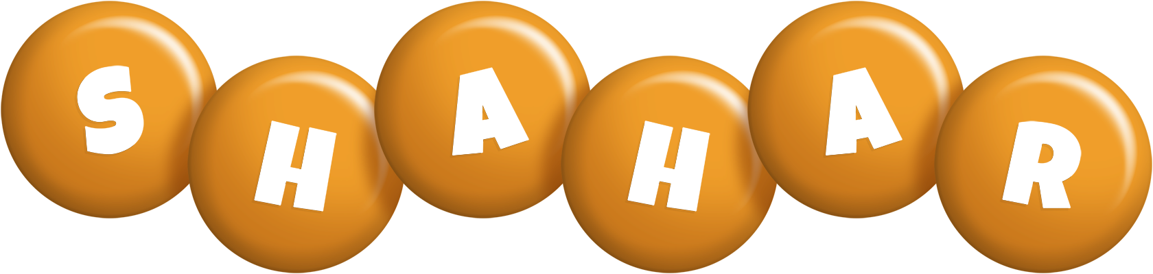 Shahar candy-orange logo