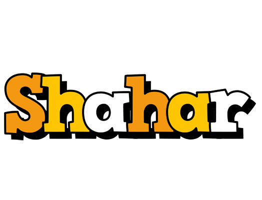 Shahar cartoon logo