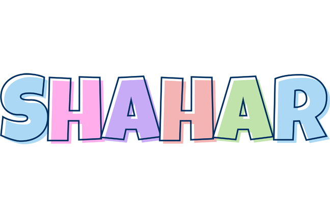 Shahar pastel logo