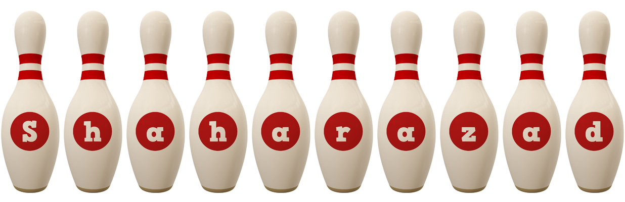 Shaharazad bowling-pin logo