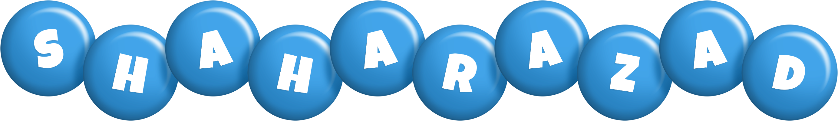 Shaharazad candy-blue logo